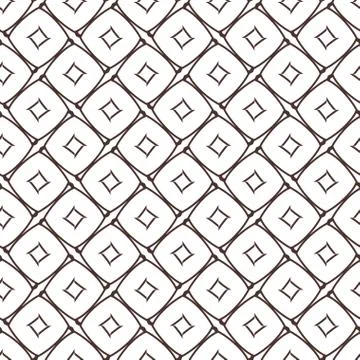 Geometric ornamental vector pattern. Seamless design texture. イラスト素材