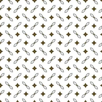 Geometric ornamental vector pattern. Seamless design texture. イラスト素材