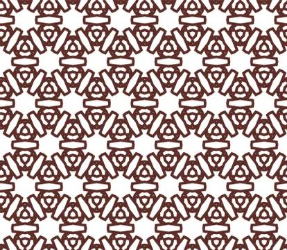 Geometric ornamental vector pattern. Seamless design texture. Illustrazione stock