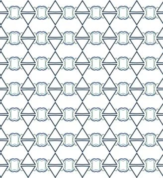Geometric ornamental vector pattern. Seamless design texture. Illustrazione stock