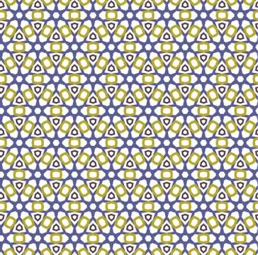 Geometric ornamental vector pattern. Seamless design texture. イラスト素材