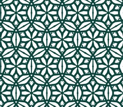 Geometric ornamental vector pattern. Seamless design texture. イラスト素材