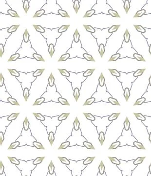 Geometric ornamental vector pattern. Seamless design texture. Stock Illustration