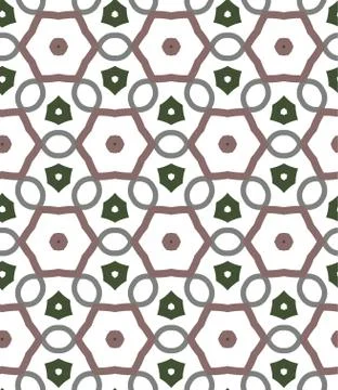 Geometric ornamental vector pattern. Seamless design texture. イラスト素材