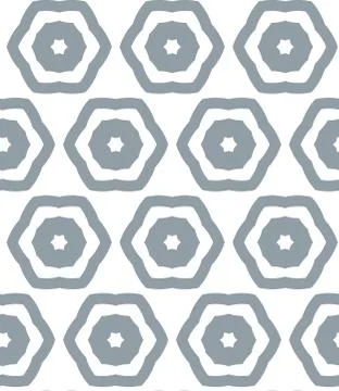 Geometric ornamental vector pattern. Seamless design texture. Stock Illustration