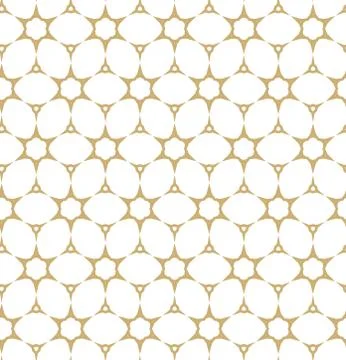Geometric ornamental vector pattern. Seamless design texture. Stock Illustration