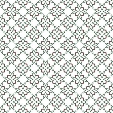 Geometric ornamental vector pattern. Seamless design texture. Stock Illustration