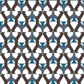 Geometric ornamental vector pattern. Seamless design texture. イラスト素材