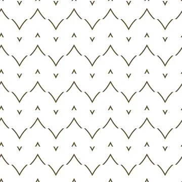 Geometric ornamental vector pattern. Seamless design texture. イラスト素材