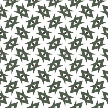 Geometric ornamental vector pattern. Seamless design texture. Illustrazione stock