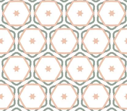 Geometric ornamental vector pattern. Seamless design texture. Stock Illustration
