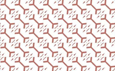 Geometric ornamental vector pattern. Seamless design texture. Stock Illustration