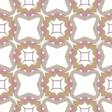 Geometric ornamental vector pattern. Seamless design texture. Illustrazione stock