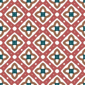 Geometric ornamental vector pattern. Seamless design texture. Stock Illustration