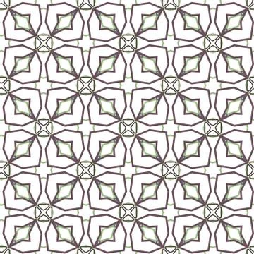 Geometric ornamental vector pattern. Seamless design texture. Stock Illustration