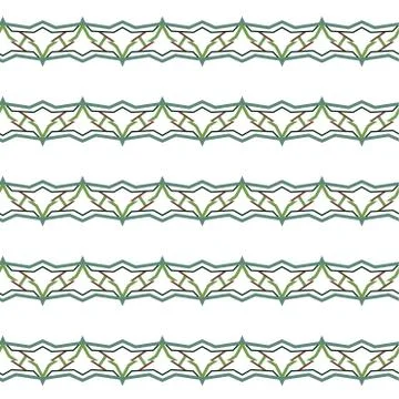 Geometric ornamental vector pattern. Seamless design texture. Stock Illustration
