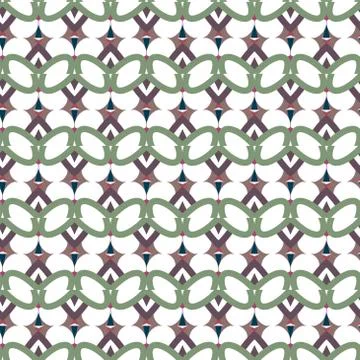 Geometric ornamental vector pattern. Seamless design texture. Illustrazione stock