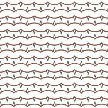 Geometric ornamental vector pattern. Seamless design texture. Stock Illustration
