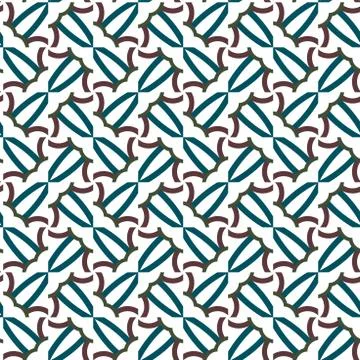 Geometric ornamental vector pattern. Seamless design texture. Illustrazione stock