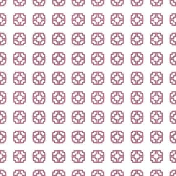 Geometric ornamental vector pattern. Seamless design texture. Illustrazione stock