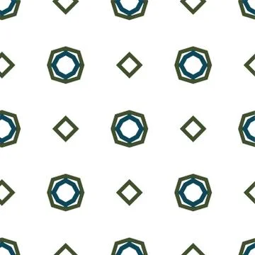 Geometric ornamental vector pattern. Seamless design texture. Illustrazione stock