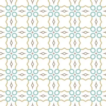 Geometric ornamental vector pattern. Seamless design texture. Stock Illustration