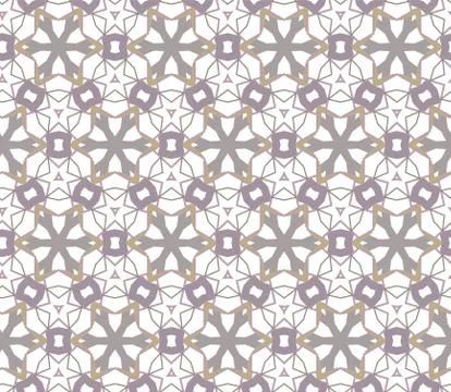 Geometric ornamental vector pattern. Seamless design texture. Stock Illustration