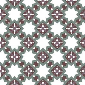 Geometric ornamental vector pattern. Seamless design texture. Stock Illustration