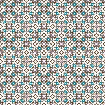 Geometric ornamental vector pattern. Seamless design texture. Illustrazione stock