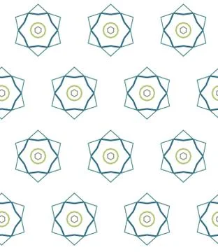 Geometric ornamental vector pattern. Seamless design texture. イラスト素材
