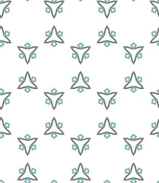 Geometric ornamental vector pattern. Seamless design texture. Stock Illustration