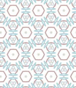 Geometric ornamental vector pattern. Seamless design texture. Illustrazione stock