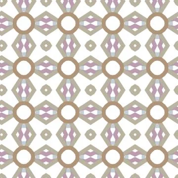 Geometric ornamental vector pattern. Seamless design texture. Stock Illustration