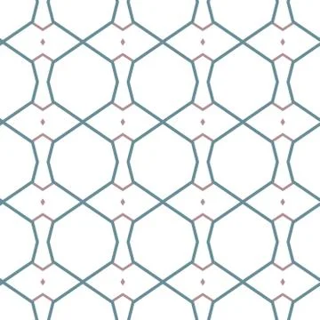 Geometric ornamental vector pattern. Seamless design texture. Illustrazione stock