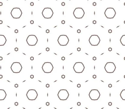 Geometric ornamental vector pattern. Seamless design texture. Stock Illustration