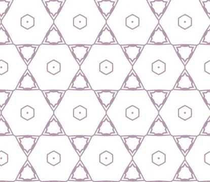 Geometric ornamental vector pattern. Seamless design texture. Illustrazione stock