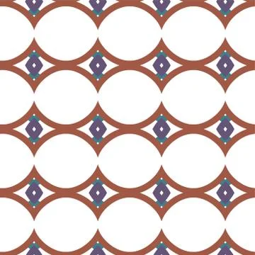 Geometric ornamental vector pattern. Seamless design texture. Stock Illustration