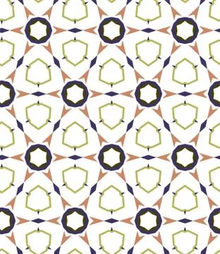 Geometric ornamental vector pattern. Seamless design texture. 스톡 일러스트