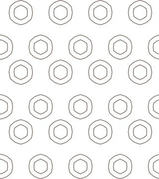 Geometric ornamental vector pattern. Seamless design texture. Illustrazione stock