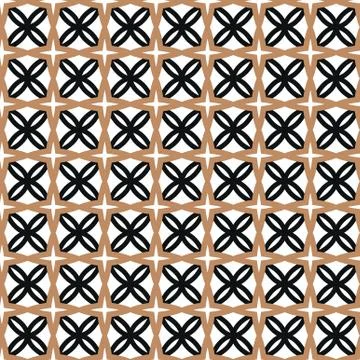 Geometric ornamental vector pattern. Seamless design texture. Stock Illustration