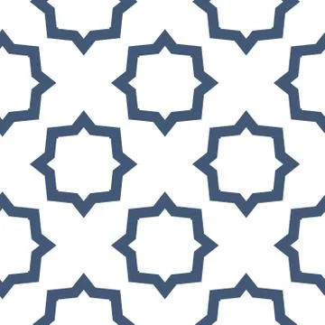 Geometric ornamental vector pattern. Seamless design texture. イラスト素材