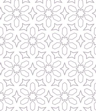 Geometric ornamental vector pattern. Seamless design texture. Illustrazione stock