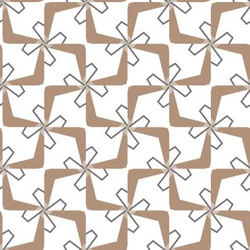 Geometric ornamental vector pattern. Seamless design texture. Illustrazione stock