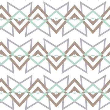 Geometric ornamental vector pattern. Seamless design texture. Illustrazione stock