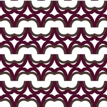 Geometric ornamental vector pattern. Seamless design texture. イラスト素材