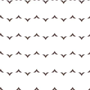 Geometric ornamental vector pattern. Seamless design texture. Illustrazione stock