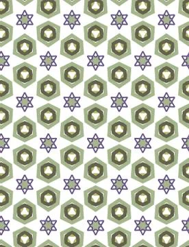Geometric ornamental vector pattern. Seamless design texture. Stock Illustration
