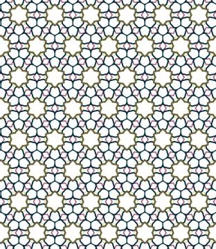 Geometric ornamental vector pattern. Seamless design texture. Illustrazione stock