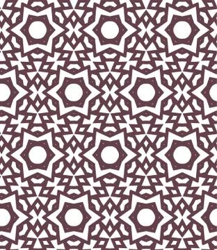 Geometric ornamental vector pattern. Seamless design texture. イラスト素材