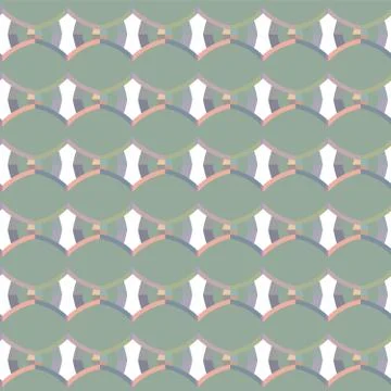 Geometric ornamental vector pattern. Seamless design texture. Illustrazione stock